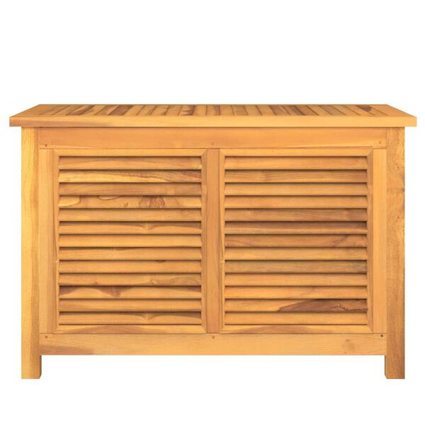 vidaXL Záhradný úložný box s vreckom 90x50x58 cm masívny teak