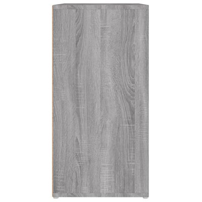 vidaXL Botník sivý dub sonoma 60x35x70 cm spracované drevo