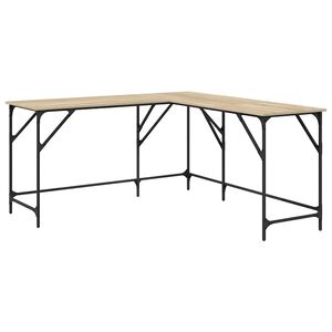 vidaXL St&ocirc;l dub sonoma 149x149x75 cm kompozitn&eacute; drevo