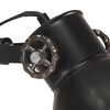 vidaXL Stojanová lampa s 2 podstavcami čierna E27 liatina železa
