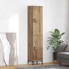 vidaXL Highboard Remeseln&yacute; dub 69,5 x 34 x 180 cm Kompozitn&eacute; drevo