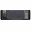 vidaXL Samolepiace schodov&eacute; rohože 15 pcs Antracit 65 x 21 x 4 cm
