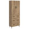 vidaXL Sada skr&iacute;ň 2 ks 66 x 34,5 x 90 cm Kompozitn&eacute; drevo Dub artisan