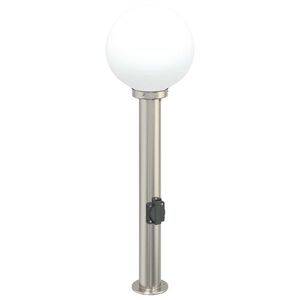 vidaXL Stĺpikov&eacute; svietidlo so z&aacute;suvkou 80 cm nehrdzavej&uacute;ca oceľ IP44