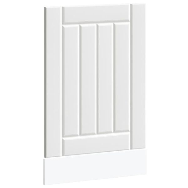 VidaXL Panel do um&yacute;vačky riadu, Lucca, biela, kompozitn&eacute; drevo