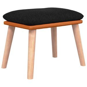 vidaXL Podnožka čierna 45x29,5x35 cm l&aacute;tka a umel&aacute; koža