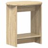 vidaXL Bočn&yacute; st&ocirc;l Dub sonoma 50 x 39,5 x 55 cm Kompozitn&eacute; drevo