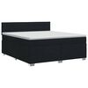 vidaXL Posteľ boxspring s matracom Čierna 180 x 200 cm L&aacute;tka