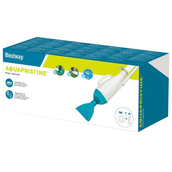 Best Way Čistič baz&eacute;nov Modr&aacute; a biela 224 x 3 x 3 cm Plast