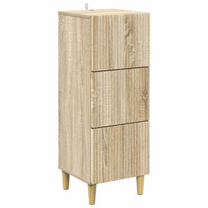vidaXL Z&aacute;suvkov&yacute; kabinet Dub sonoma 33 x 34,5 x 90 cm Kompozitn&eacute; drevo
