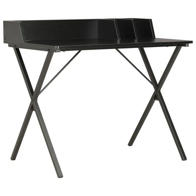 vidaXL Stôl čierny 80x50x84 cm