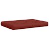 vidaXL Vank&uacute;&scaron; na paletu VIANEN 100% polyester Červen&aacute; 120 x 60 x 12 cm