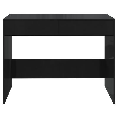 vidaXL Stôl čierny 101x50x76,5 cm drevotrieska