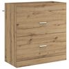 vidaXL Skriňa pod um&yacute;vadlo do k&uacute;peľne Dub artisan 78,5 x 37,5 x 81 cm