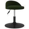 vidaXL Otočn&eacute; jed&aacute;lensk&eacute; stoličky 2 ks tmavozelen&eacute; zamatov&eacute;