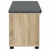 vidaXL Predsieňov&aacute; lavica s vank&uacute;&scaron;om Sonoma dub 100 x 38 x 46 cm