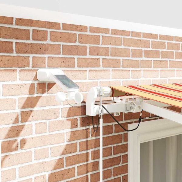 vidaXL Zatemniteľn&aacute; mark&iacute;za Žlt&aacute; a oranžov&aacute; 300 x 250 cm