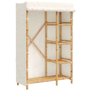 vidaXL &Scaron;atn&iacute;kov&aacute; skriňa 110x45x170 cm bambus