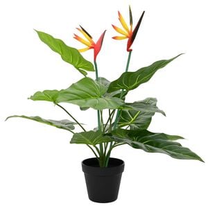 vidaXL Umel&aacute; rastlina Strelitzia Zelen&aacute; 65 x 13 x 55 cm