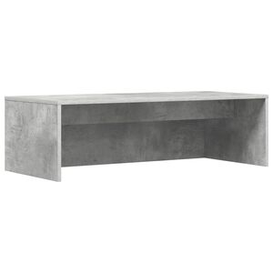 vidaXL N&aacute;stenn&yacute; st&ocirc;l Bet&oacute;nov&aacute; &scaron;ed&aacute; Kompozitn&eacute; drevo 100 x 45 x 30 cm