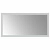 vidaXL Zrkadlo do k&uacute;peľne s LED Priehľadn&aacute; 40 x 20 cm tvrden&eacute; sklo