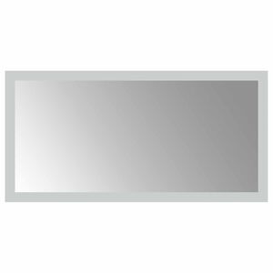 vidaXL Zrkadlo do k&uacute;peľne s LED Priehľadn&aacute; 40 x 20 cm tvrden&eacute; sklo