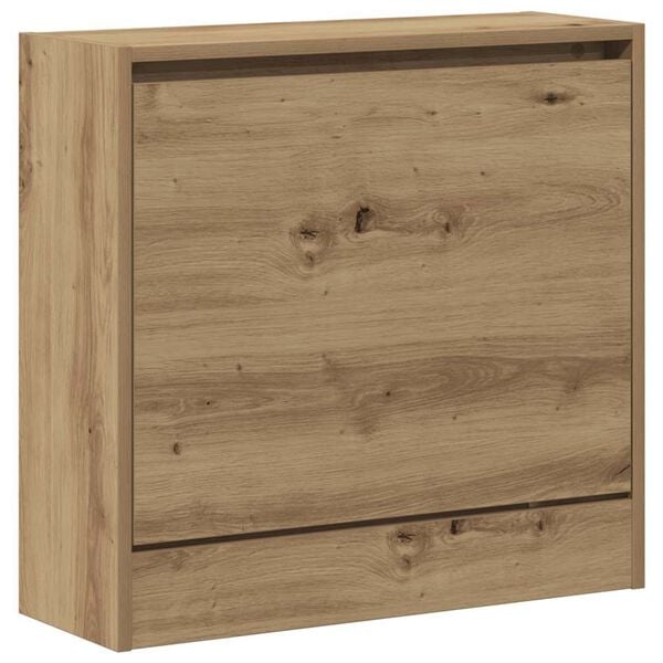 vidaXL Skriňa na top&aacute;nky s poličkou Remeseln&yacute; dub 60 x 21 x 57 cm