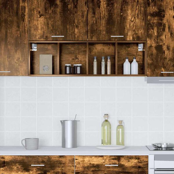 vidaXL Z&aacute;vesn&aacute; skrinka Dymov&aacute; dub 30 x 29,5 x 100 cm Kompozitn&eacute; drevo