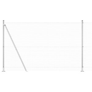 vidaXL Zvaren&eacute; dr&ocirc;ten&eacute; pletivo s bet&oacute;nov&yacute;m z&aacute;kladom 10 x 1,6 m