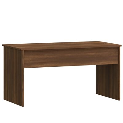 vidaXL Konferenčný stolík hnedý dub 102x50,5x52,5 cm spracované drevo