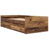 vidaXL R&aacute;m postele Star&eacute; drevo 100 x 200 cm Mas&iacute;vne borovicov&eacute; drevo