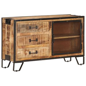 vidaXL Komoda 100x31x60 cm surov&yacute; mangovn&iacute;kov&yacute; mas&iacute;v