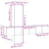 vidaXL 5-dielne TV n&aacute;stenn&eacute; skrinky biele kompozitn&eacute; drevo