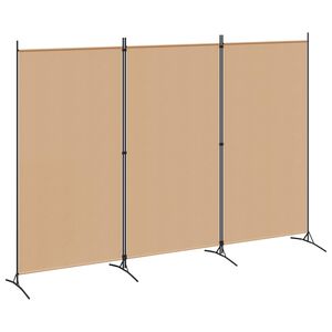 vidaXL 3-panelov&yacute; paravan B&eacute;žov&aacute; 260 x 180 cm L&aacute;tka