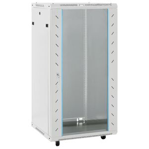 vidaXL 15U N&aacute;stenn&aacute; serverov&aacute; skriňa 19" IP20 siv&aacute; 60x60x120cm