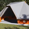 vidaXL Rodinn&yacute; tipi stan Tipi &Scaron;ed&aacute; a oranžov&aacute; 680 x 430 x 270 cm