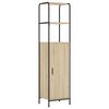 vidaXL Highboard Dub sonoma 40 x 33 x 161 cm Kompozitn&eacute; drevo