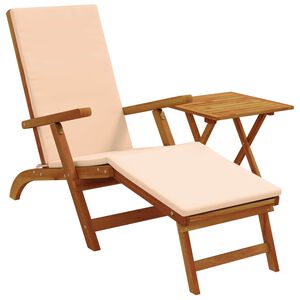 vidaXL Skladac&iacute; a polohovateľn&yacute; slnečn&iacute;k 2 pcs B&eacute;žov&aacute;