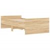 vidaXL R&aacute;m postele so z&aacute;suvkami dub sonoma 90x200 cm