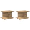 vidaXL Nočn&yacute; stol&iacute;k 2 pcs Remeseln&yacute; dub 40 x 30 x 25 cm