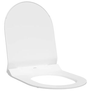 vidaXL WC sedadlo Nastaviteľn&aacute; Biely 50 x 36,5 x 5 cm Polypropyl&eacute;n