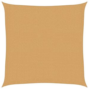 vidaXL Tieniaca plachta 160 g/m&sup2;, &scaron;tvorcov&aacute;, pieskov&aacute; 2x2 m, HDPE