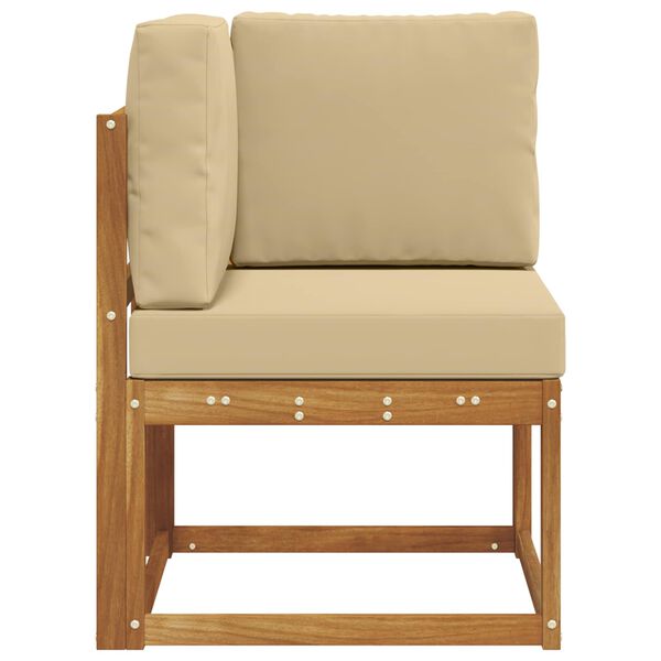 vidaXL Z&aacute;hradn&aacute; rohov&aacute; sedacia s&uacute;prava Pevn&eacute; ak&aacute;ciov&eacute; drevo