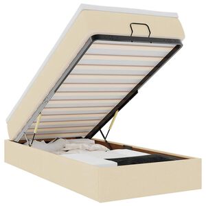 vidaXL Osmansk&yacute; r&aacute;m postele s matracom kr&eacute;mov&aacute; 80x200 cm l&aacute;tka