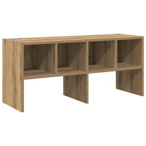 vidaXL Reg&aacute;l na top&aacute;nky stohovateľn&eacute; dub artisan 89,5x30x40 cm