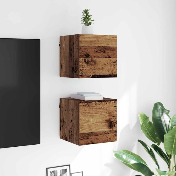 vidaXL TV skrinka Star&eacute; drevo 30,5 x 30 x 30 cm Kompozitn&eacute; drevo