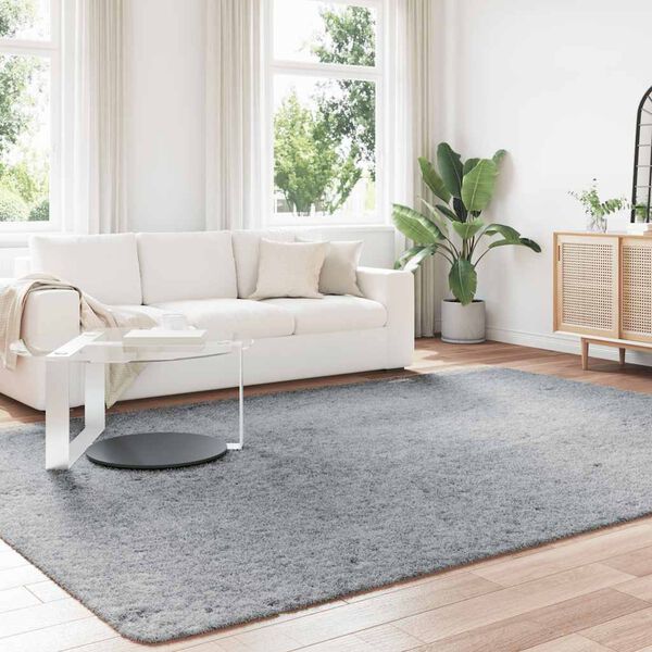 vidaXL Chlpat&yacute; koberec s vysok&yacute;m vlasom NAVARRA svetlosiv&aacute; 240x340cm