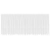 vidaXL Čipkov&aacute; z&aacute;clona so z&aacute;clonami Biela 160 x 600 cm Polyester