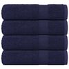 vidaXL Osu&scaron;ky do k&uacute;peľne FROGN 4 ks tmavomodr&eacute; 100x150 cm 360 g/m&sup2;