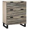 vidaXL Serv&iacute;rovacia skriňa Biela 60 x 33,5 x 75 cm Mangov&yacute; mas&iacute;v